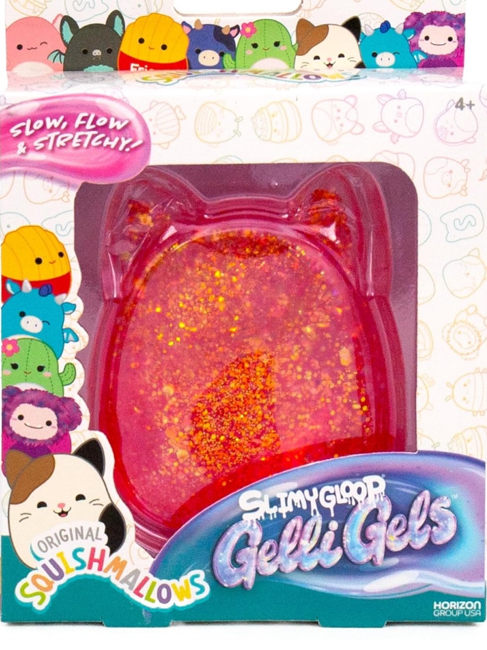NEW RARE Original Squishmallows SLIMYGLOOP Gelli Gels - Pink